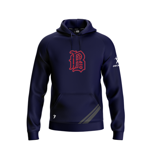 [FOLHSMNV-YXS-LOGO2] Decker Summit Hoodie (Youth XS, Navy, Logo 2)