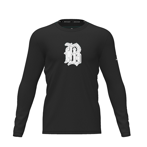 [CUS-DRIF-TEES-PER-CNK-LSL-BLK-YXS-LOGO2] Dri Fit Performance T-Shirt (Youth XS, Black, Logo 2, Long Sleeve)