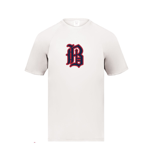 [2790.005.S-LOGO2] Men's Smooth Sport T-Shirt (Adult S, White, Logo 2)