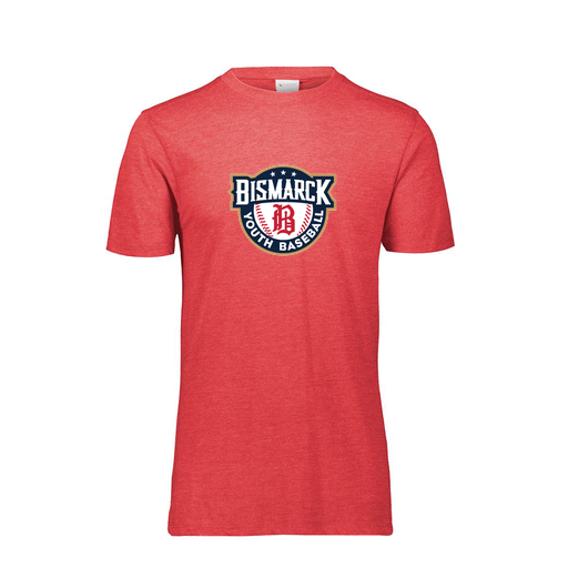 [FTSCUBRD-AS-LOGO3] Decker Men's Tri-Blend T-Shirt - Short Sleeve (Adult S, Red, Logo 3)