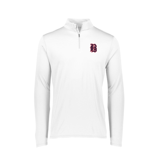 [FTLQFLWH-FAXS-LOGO2] Decker Women's Flex-Lite 1/4 Zip Shirt (Female Adult XS, White, Logo 2)