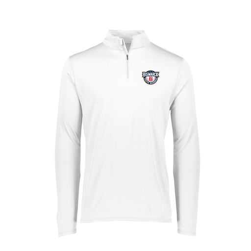 [FTLQFLWH-FAXS-LOGO3] Decker Women's Flex-Lite 1/4 Zip Shirt (Female Adult XS, White, Logo 3)