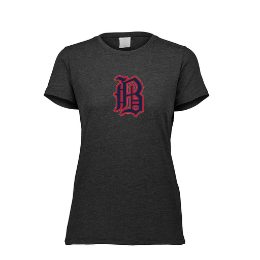 [FTSCUBBK-FAXS-LOGO2] Decker Women's Tri-Blend T-Shirt - Short Sleeve (Female Adult XS, Black, Logo 2)