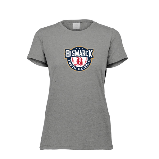 [FTSCUBGY-FAXS-LOGO3] Decker Women's Tri-Blend T-Shirt - Short Sleeve (Female Adult XS, Gray, Logo 3)