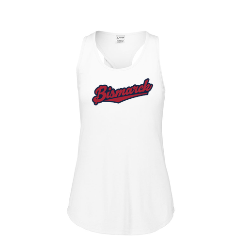 [3078.005.S-LOGO1] Ladies Tri Blend Tank Top (Female Adult S, White, Logo 1)