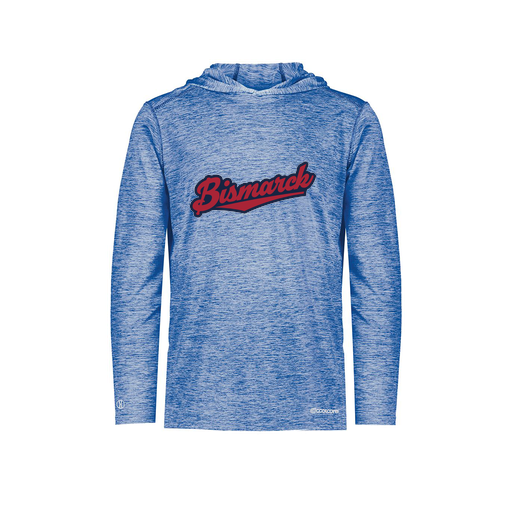 [FOLHCGRY-AS-LOGO1] Decker Men's Charge Hoodie (Adult S, Royal, Logo 1)