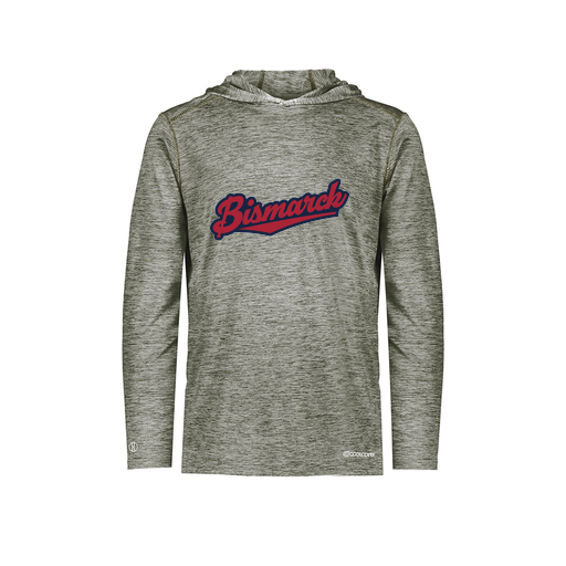 [FOLHCGGY-AS-LOGO1] Decker Men's Charge Hoodie (Adult S, Gray, Logo 1)