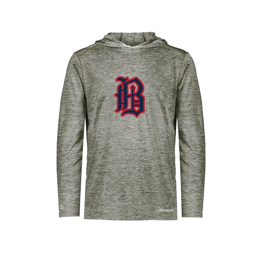 [FOLHCGGY-AS-LOGO2] Decker Men's Charge Hoodie (Adult S, Gray, Logo 2)