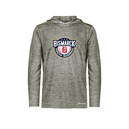 [FOLHCGGY-AS-LOGO3] Decker Men's Charge Hoodie (Adult S, Gray, Logo 3)