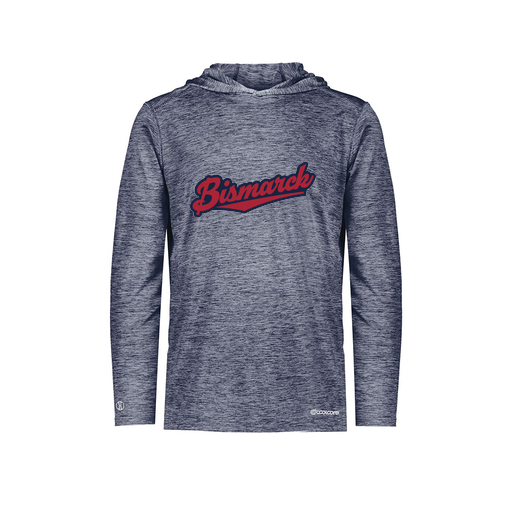 [CUS-DFW-CHGHOOD-PER-LSL-NVY-YS-LOGO1] Youth Charge Hoodie (Youth S, Navy, Logo 1)