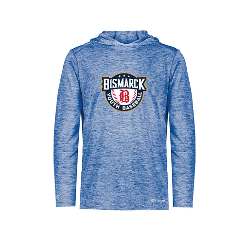 [FOLHCGRY-YS-LOGO3] Decker Youth Charge Hoodie (Youth S, Royal, Logo 3)