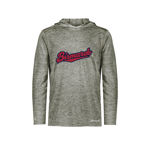 [FOLHCGGY-YS-LOGO1] Decker Youth Charge Hoodie (Youth S, Gray, Logo 1)