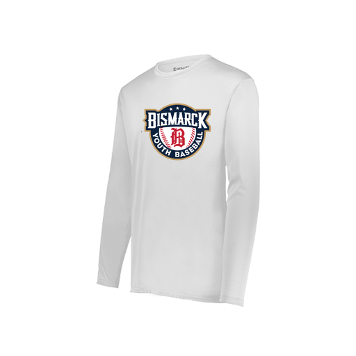 [222822.005.XS-LOGO3] Men's LS Smooth Sport Shirt (Adult XS, White, Logo 3)