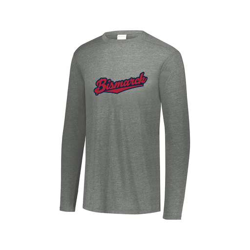 [3075.013.XS-LOGO1] Men's LS Ultra-blend T-Shirt (Adult XS, Gray, Logo 1)