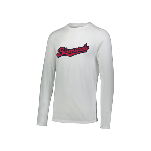 [FTLCUBWH-YS-LOGO1] Decker Youth Tri-Blend T-Shirt - Long Sleeve (Youth S, White, Logo 1)