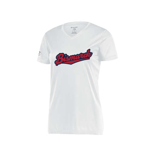 [222820.005.S-LOGO1] Ladies Movement Dri Fit Shirt (Female Adult S, White, Logo 1)
